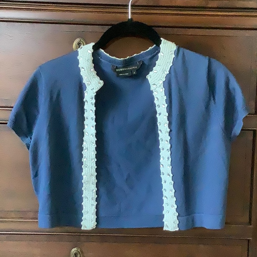BCBG Cropped Shrug